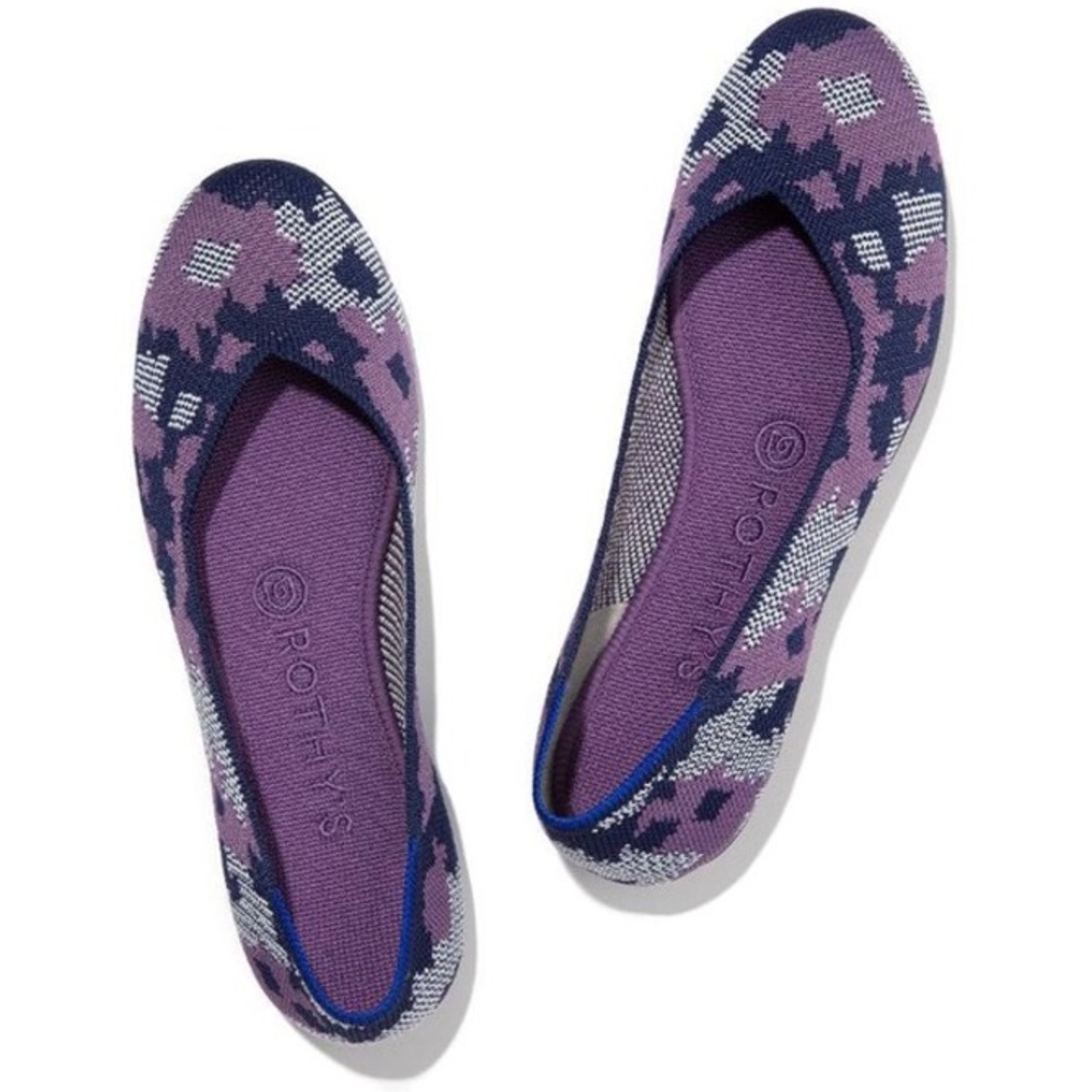 Rothy’s botanicamo violet flats 10.5